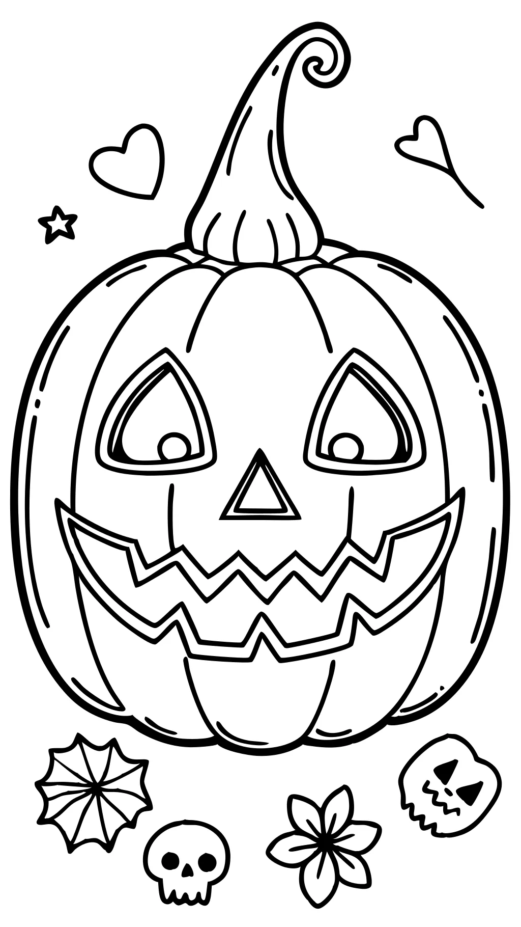 halloween pumpkin color pages